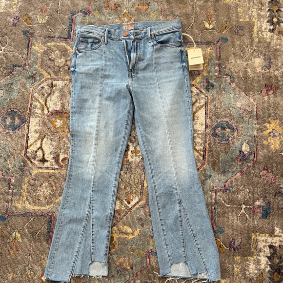 MOTHER Light Blue Flare Jeans